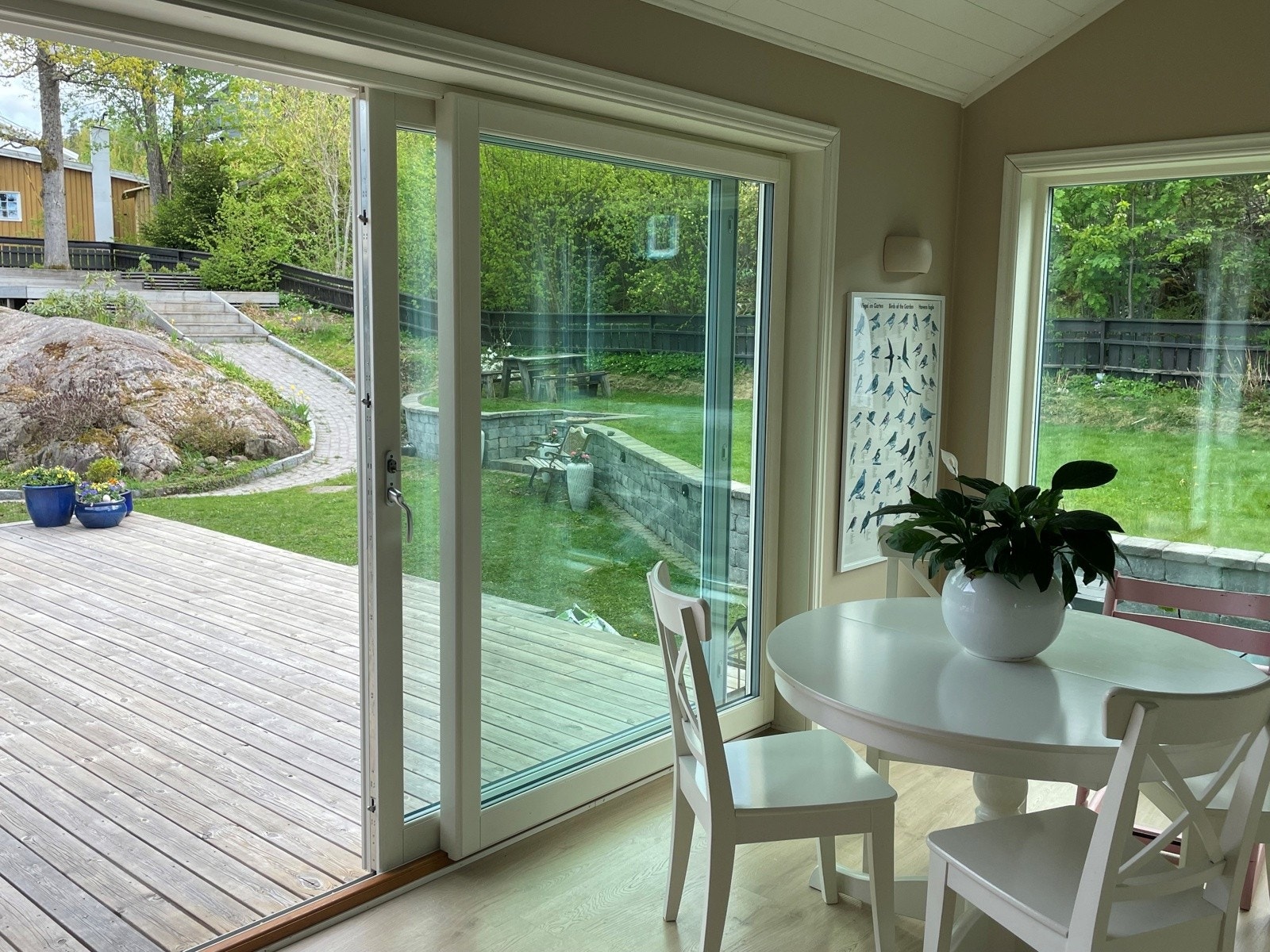 Kjøkken og terrasse Galleribilde