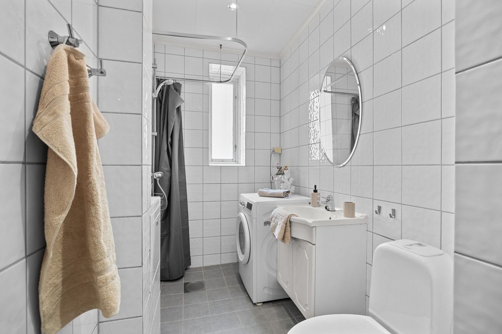 Badet har opplegg for vaskemaskin Galleribilde