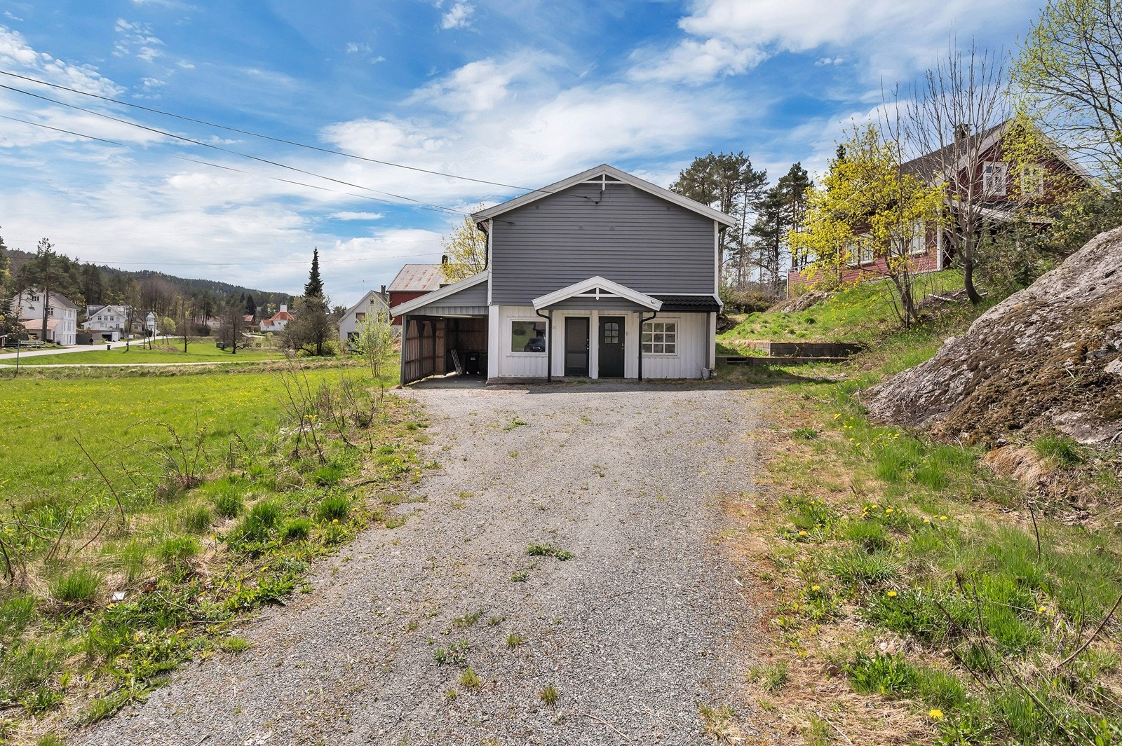 Innkjørsel. Galleribilde