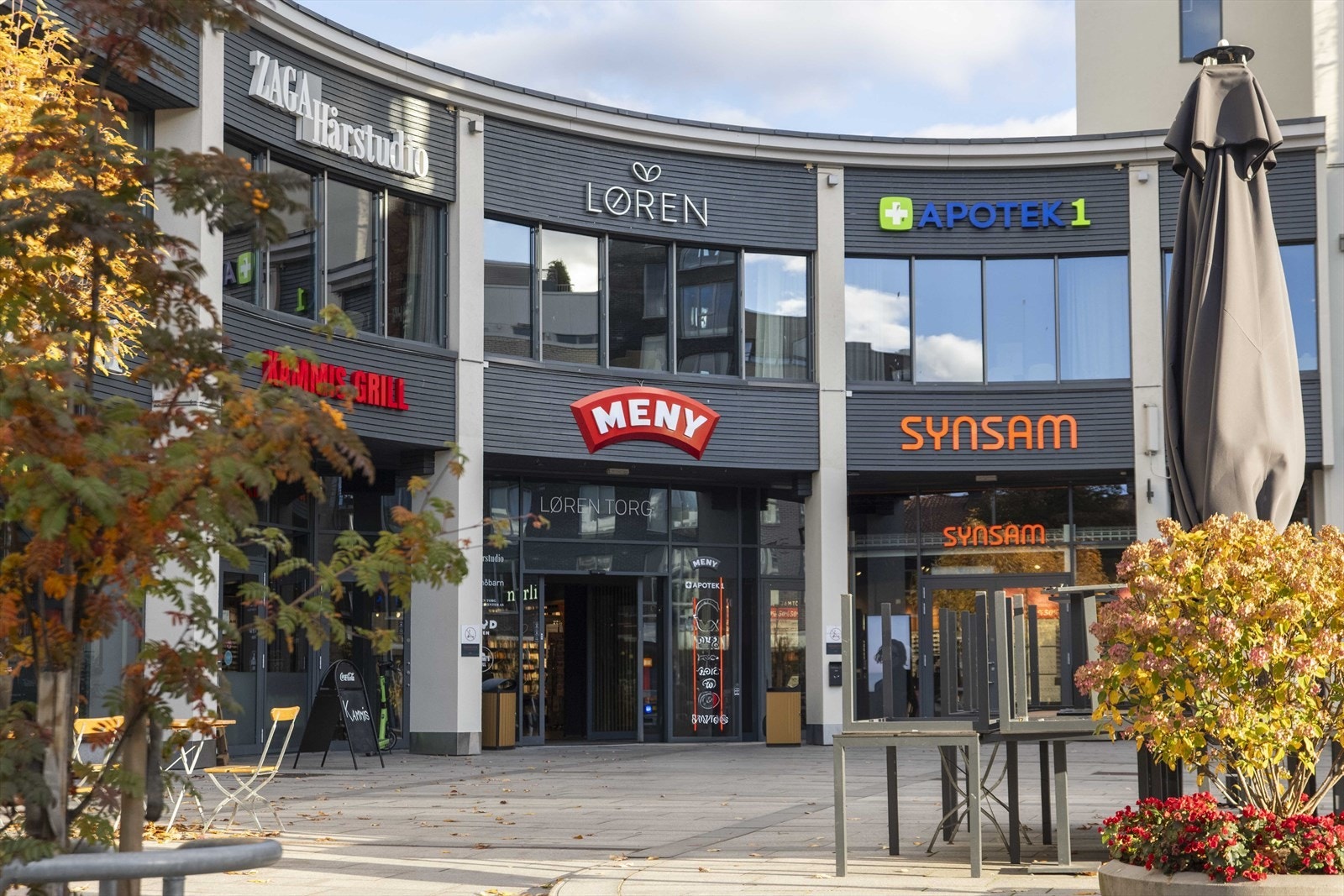 På Løren Torg finner du et godt servicetilbud. Galleribilde