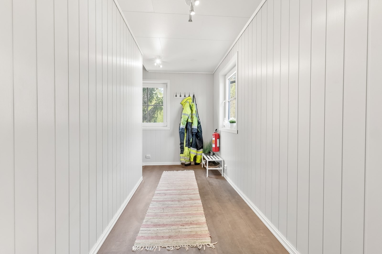 Mellomgang mellom verksted og loft. Galleribilde
