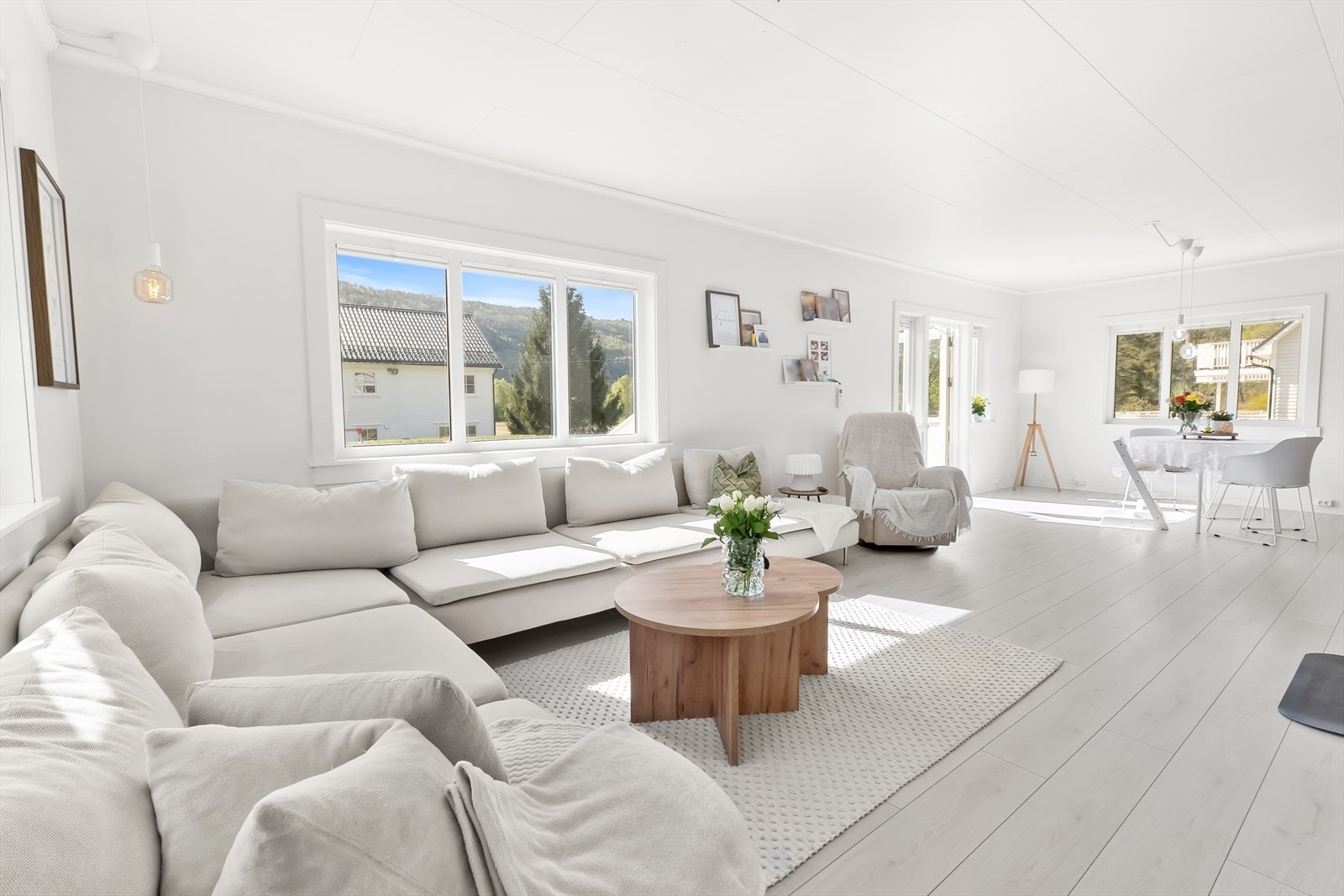 Åpen og koselig stue. Galleribilde