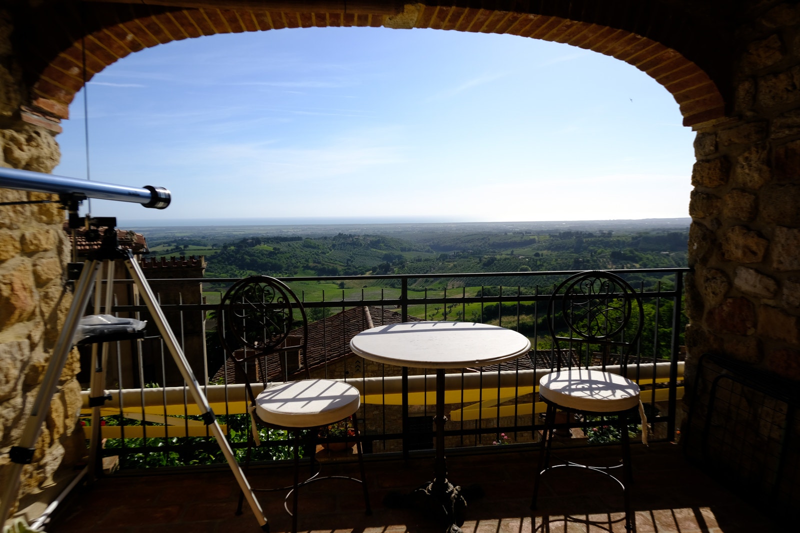 Terrasse ut fra soverom Galleribilde