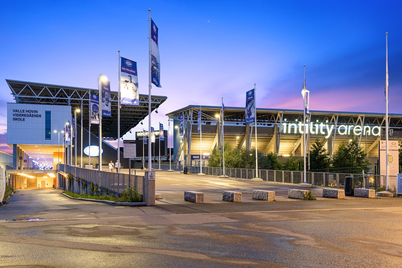 Kort vei bort til Intility Arena. Galleribilde