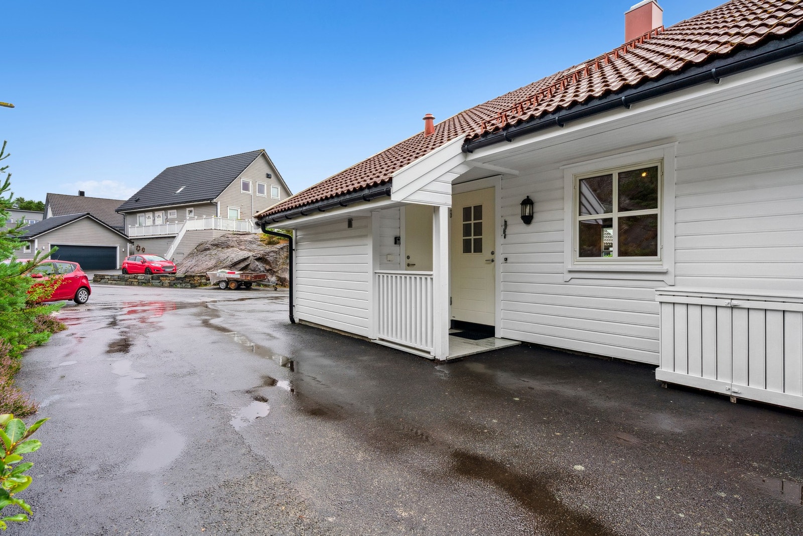 Overbygget inngangsparti. Galleribilde