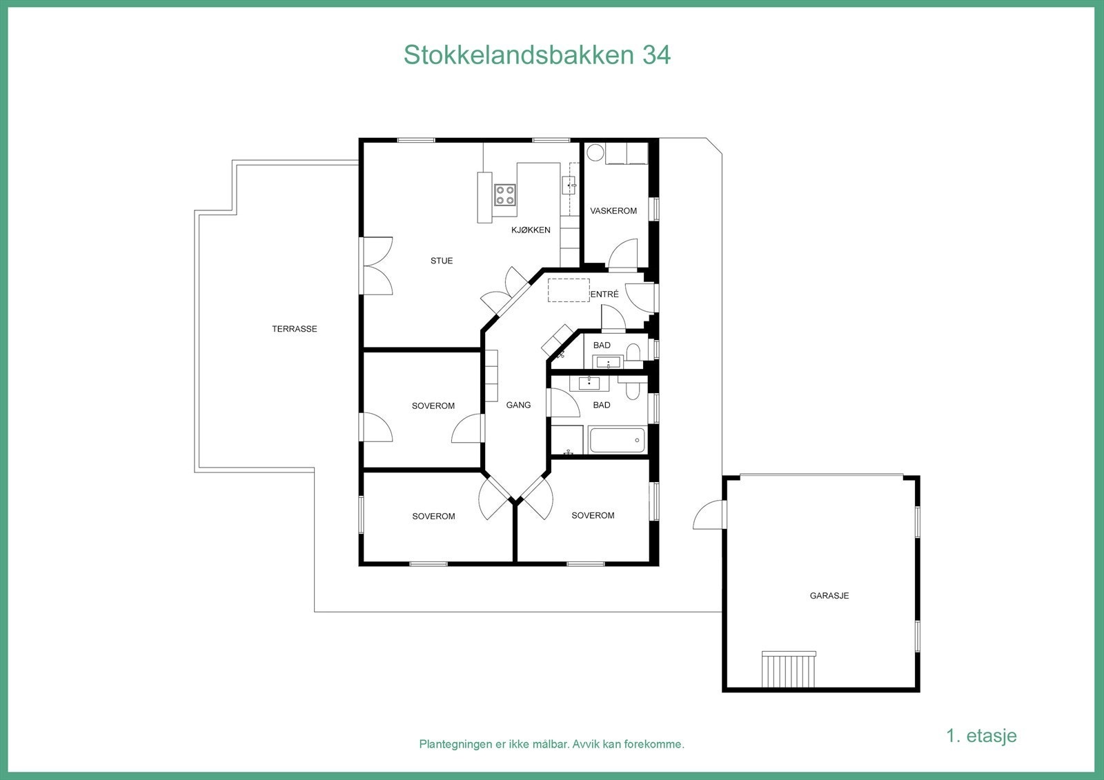 Plantegning Galleribilde