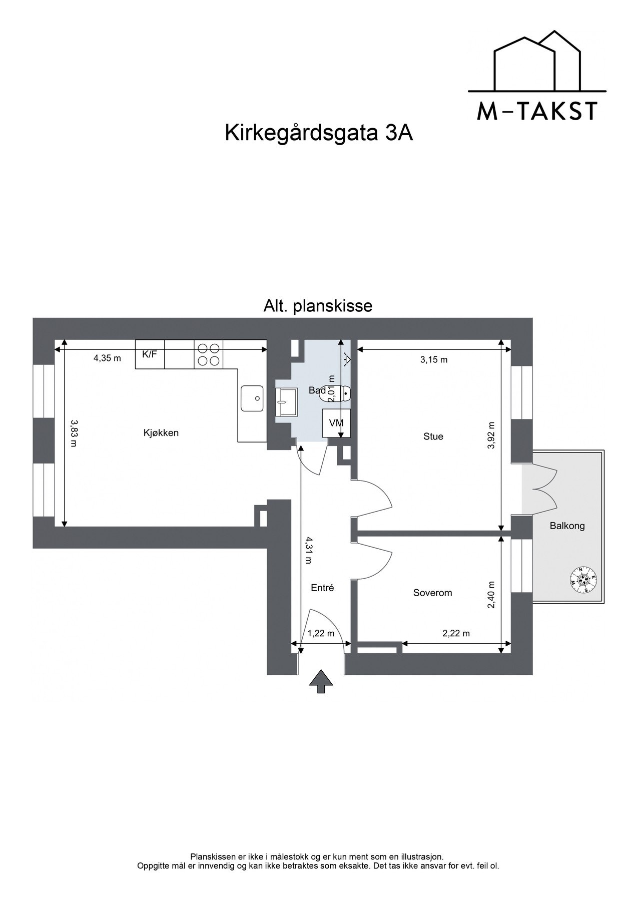 Alternativ plantegning. Galleribilde