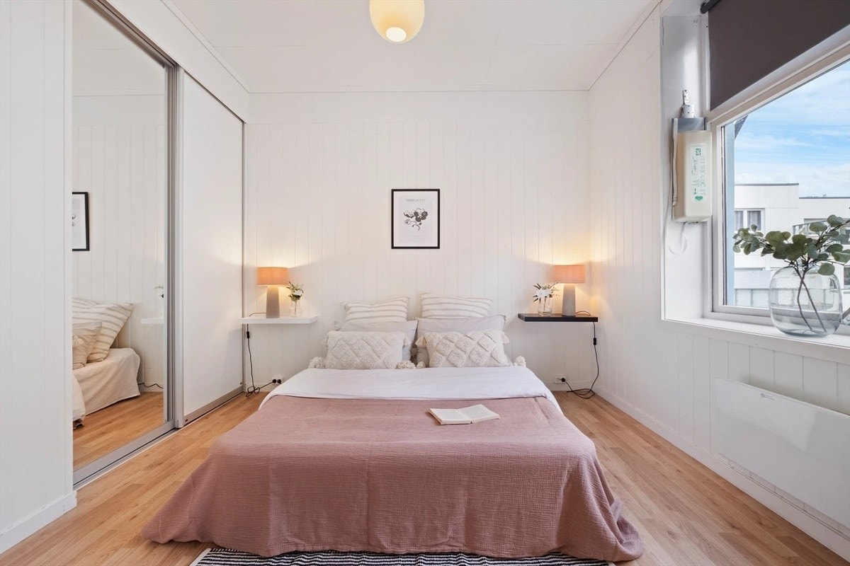 Rom med innebygd garderobe (10 kvm + 1kvm garderobe) Galleribilde