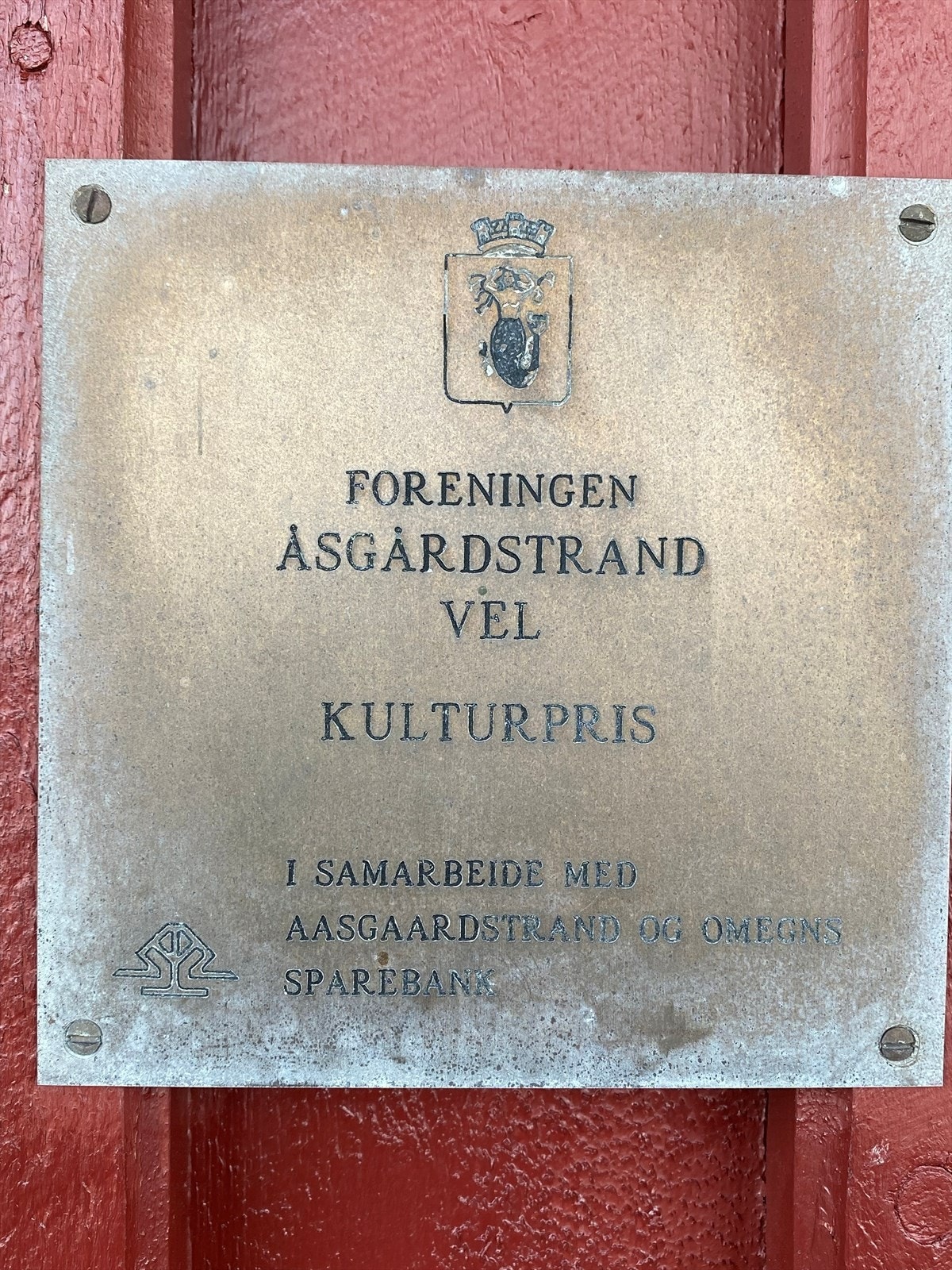 Eiendommen kan smykke seg med Kulturpris fra Foreningen Åsgårdstrand Vel Galleribilde