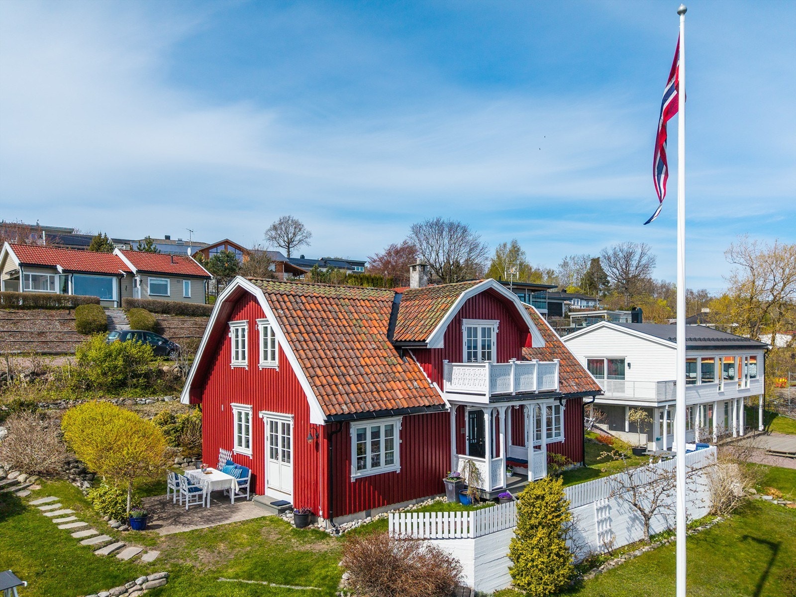 Velkommen til denne sjarmerende eiendommen i Åsgårdstrand!
Foto: Fotofinish AS v/Kristian Bollæren. Galleribilde