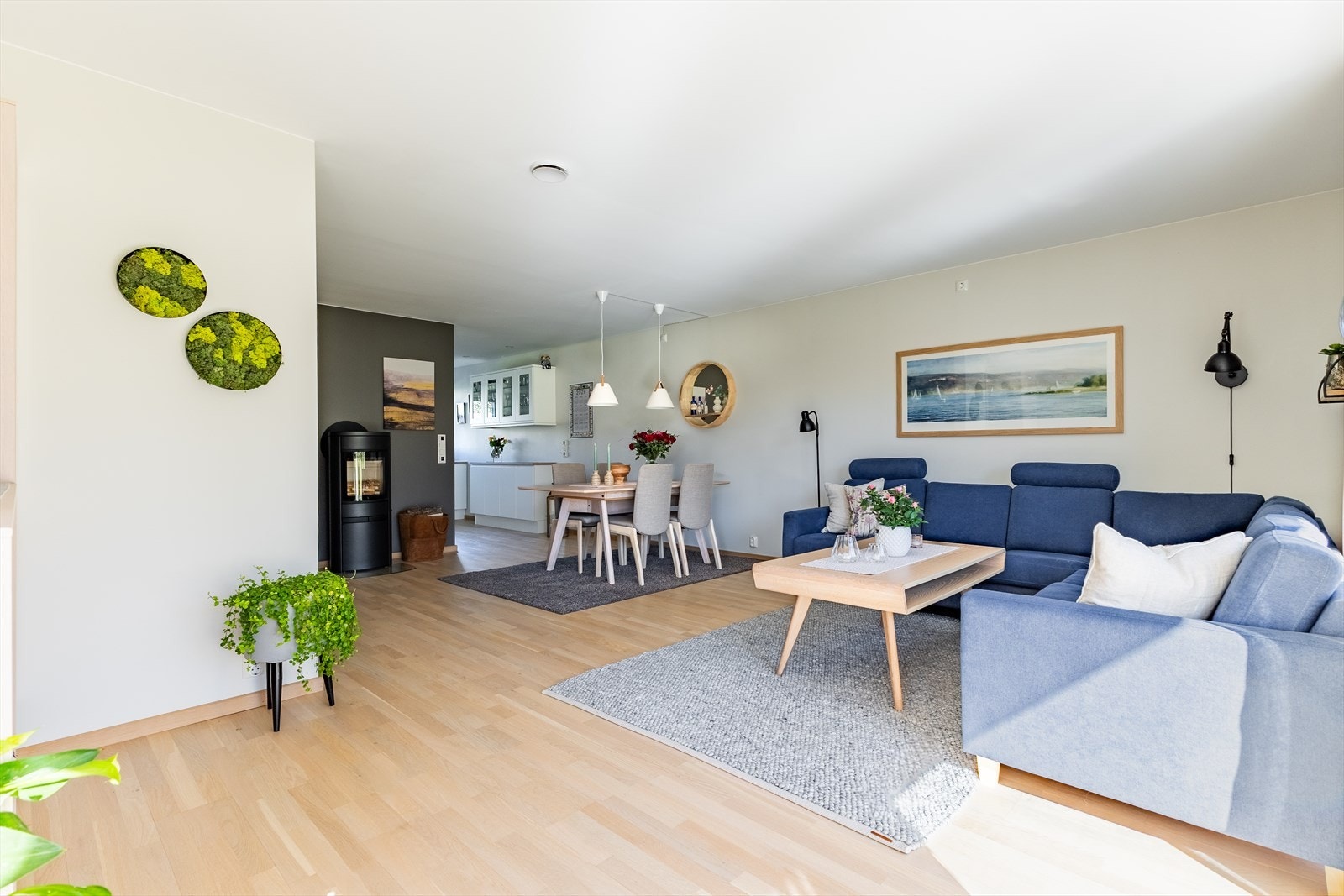 Boligen har balansert ventilasjon som sikrer et sunt og godt inneklima. Galleribilde
