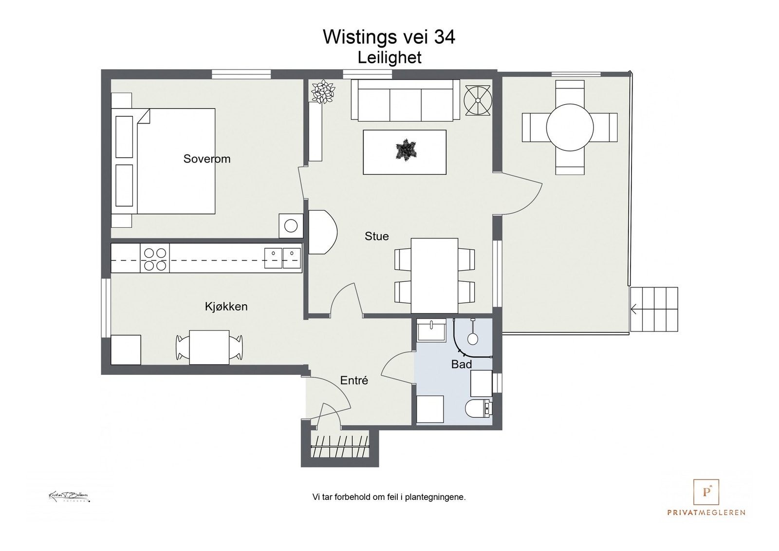 Plantegning Galleribilde