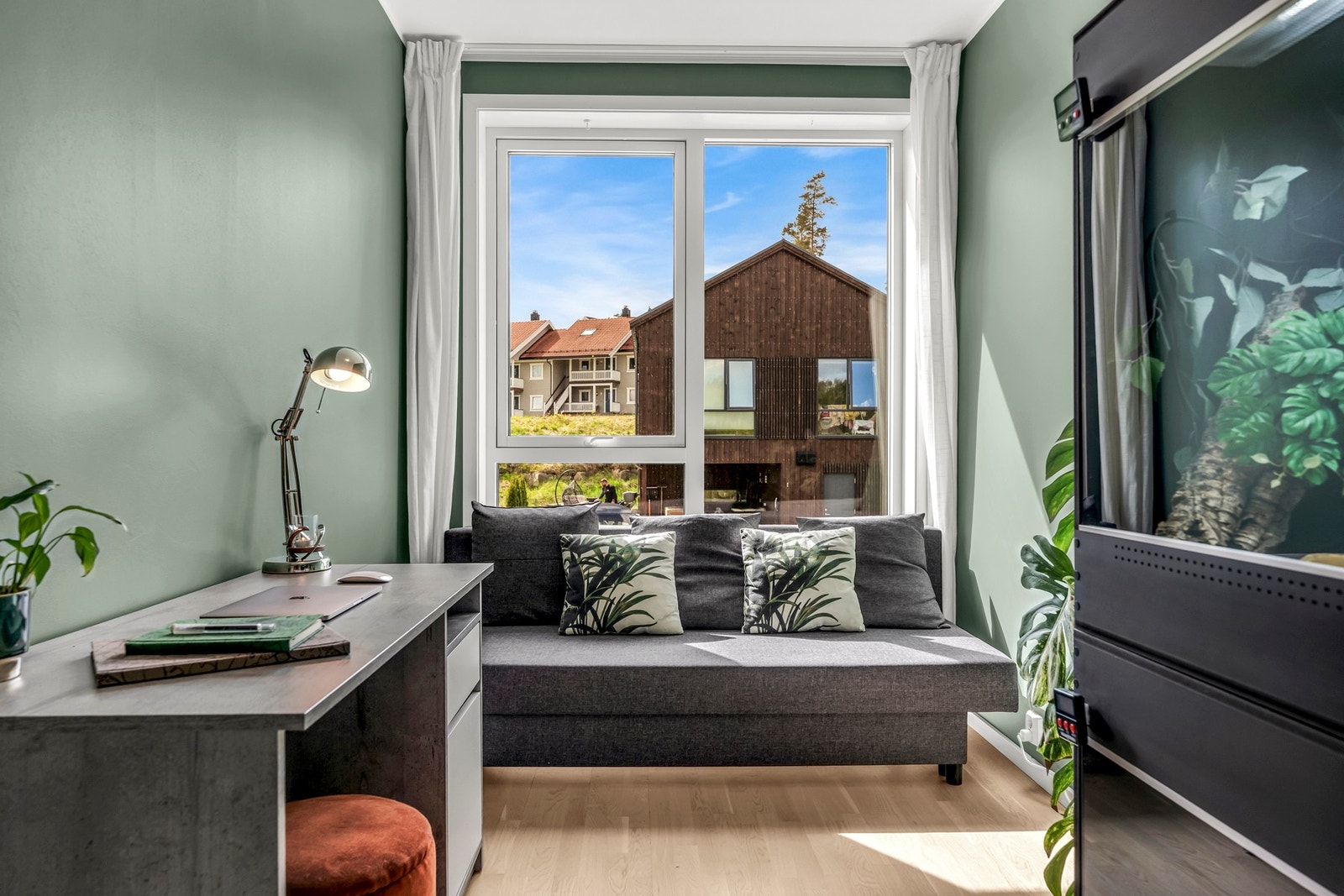 Boligen har i dag fire soverom oppe Galleribilde