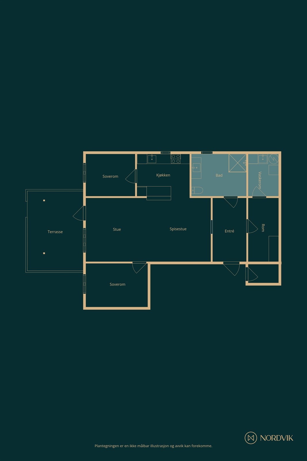 Plantegning Galleribilde