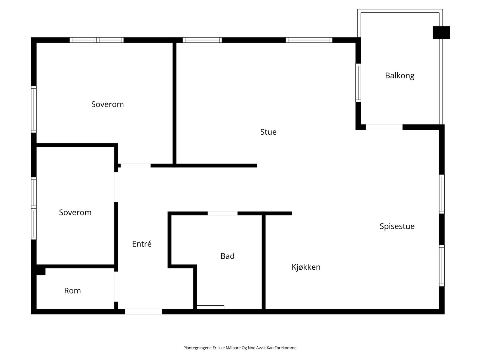 Leilighetens planløsning. I tillegg er det carport med tilhørende bod. Galleribilde