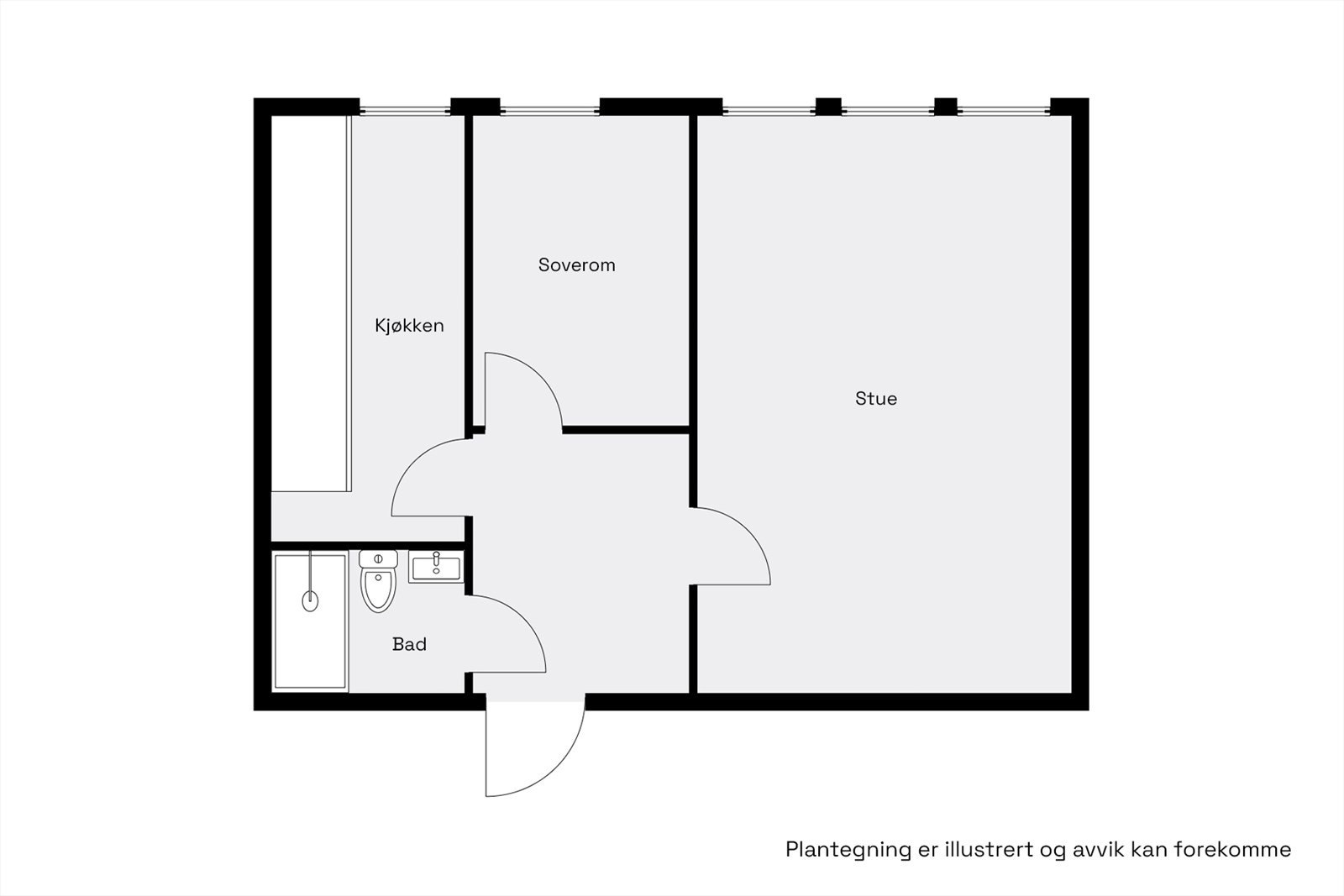 Plantegning Galleribilde