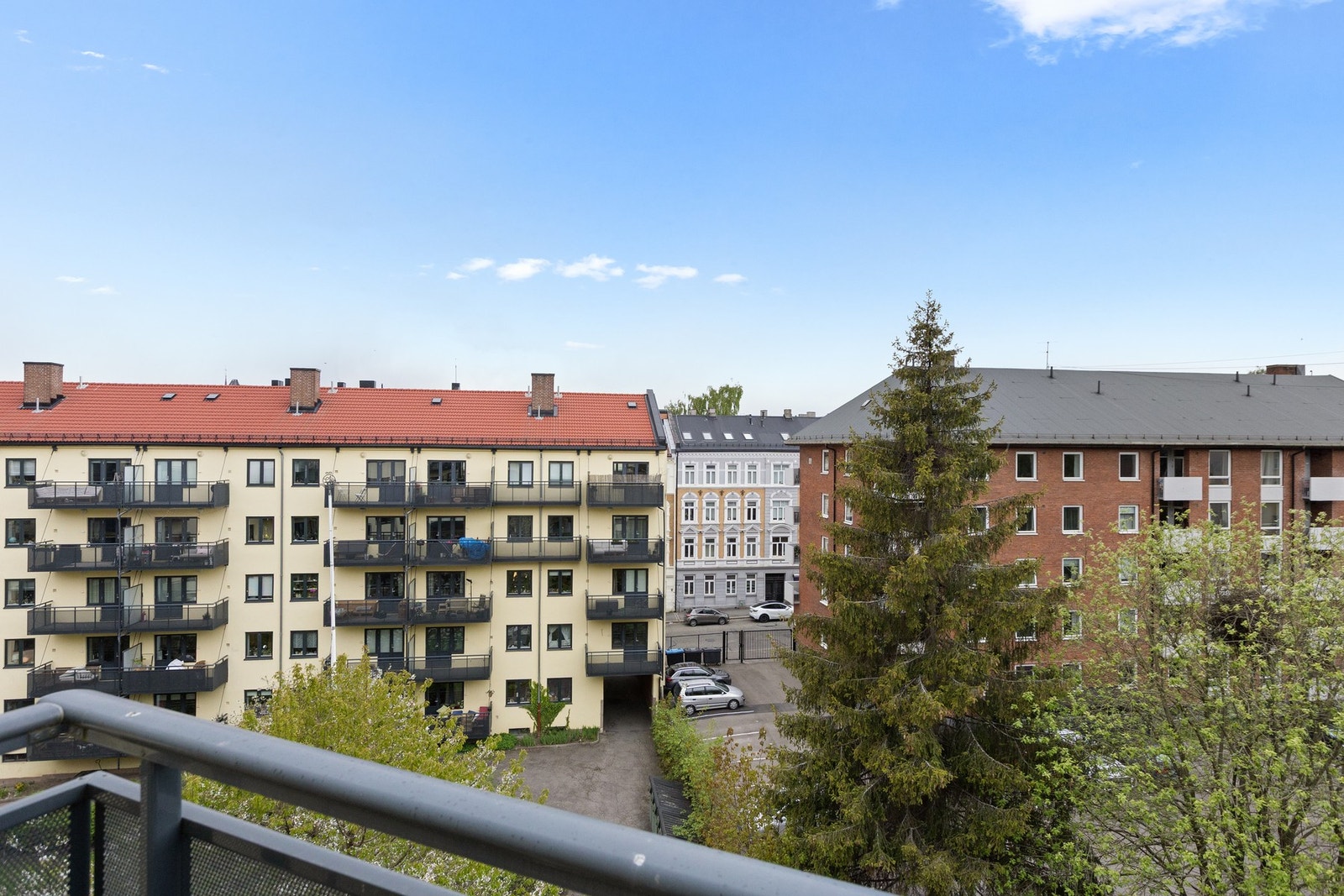 Utsyn mot frodige, rolige omgivelser Galleribilde