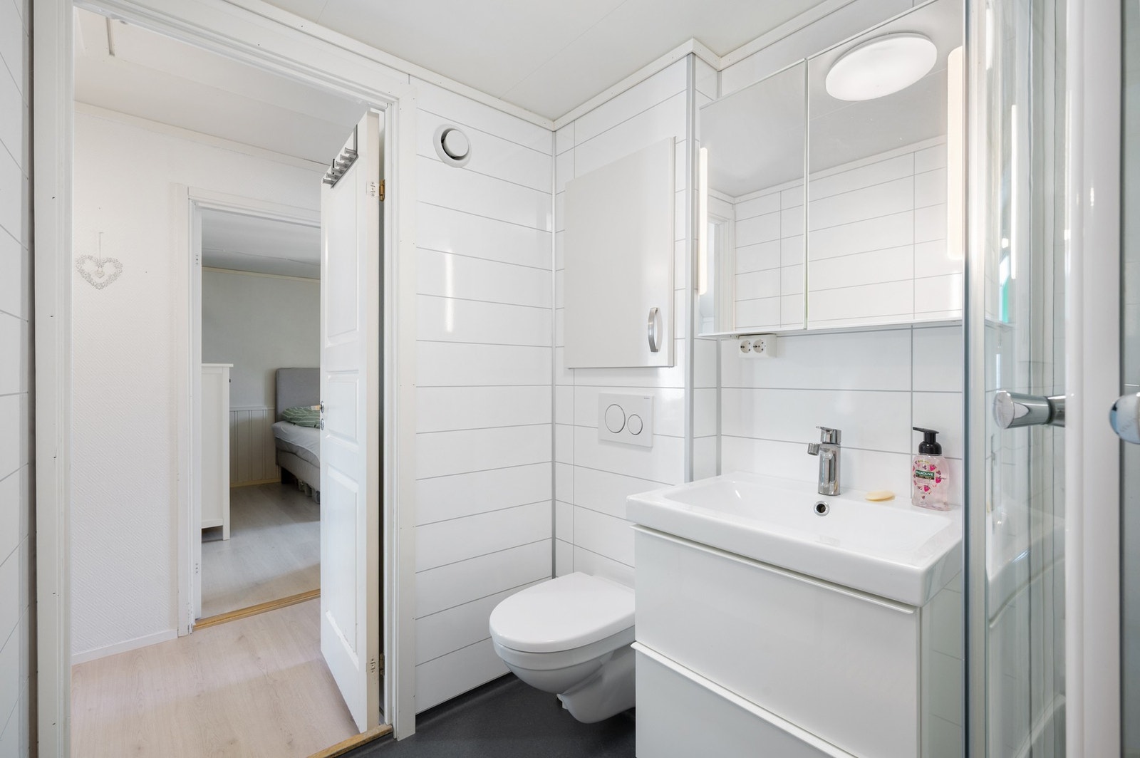 Badet ble pusset opp i 2019 og har fått TG1 av takstmann. Galleribilde