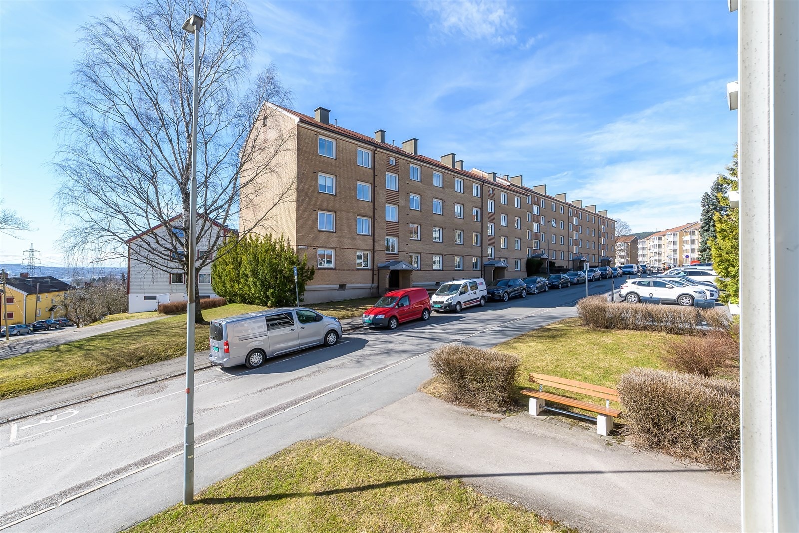 Utsyn fra balkong Galleribilde
