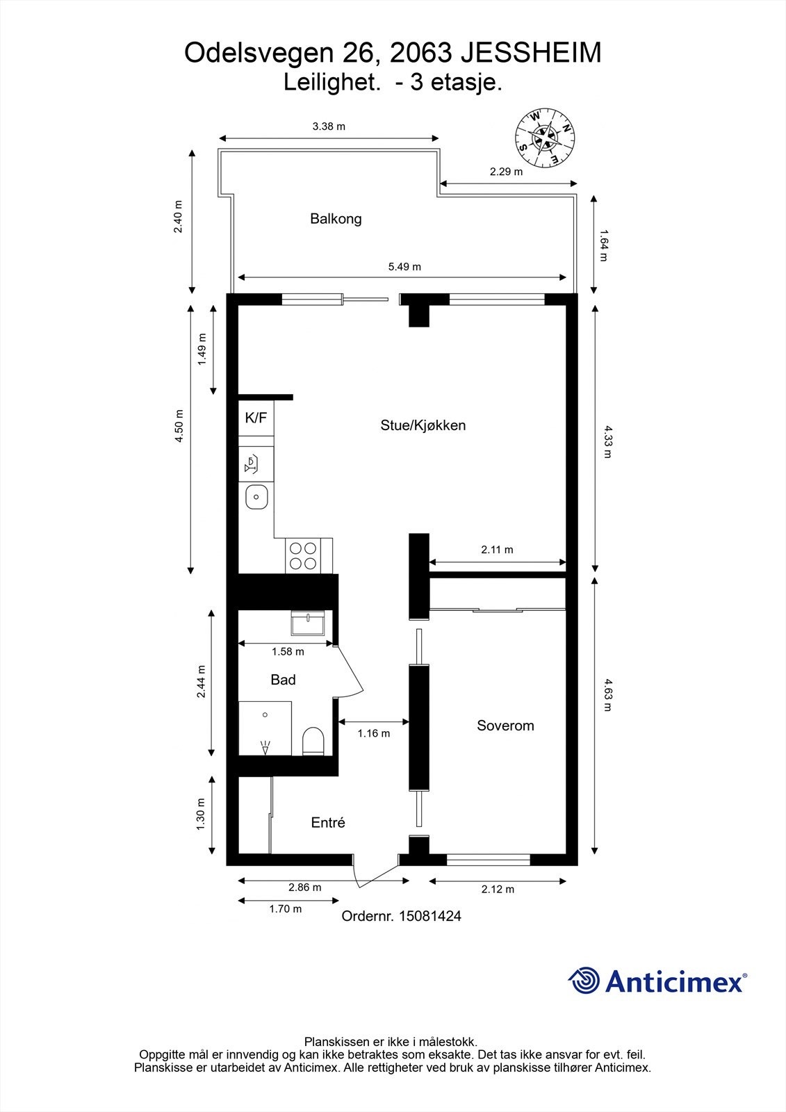 Plantegning Galleribilde