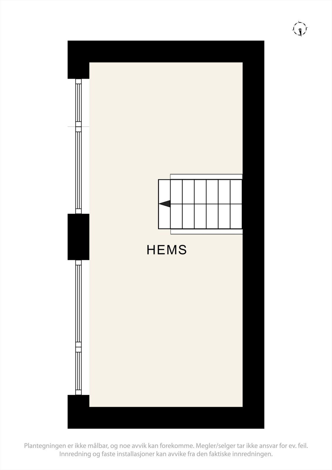 Plantegning anneks nr. 1 Galleribilde