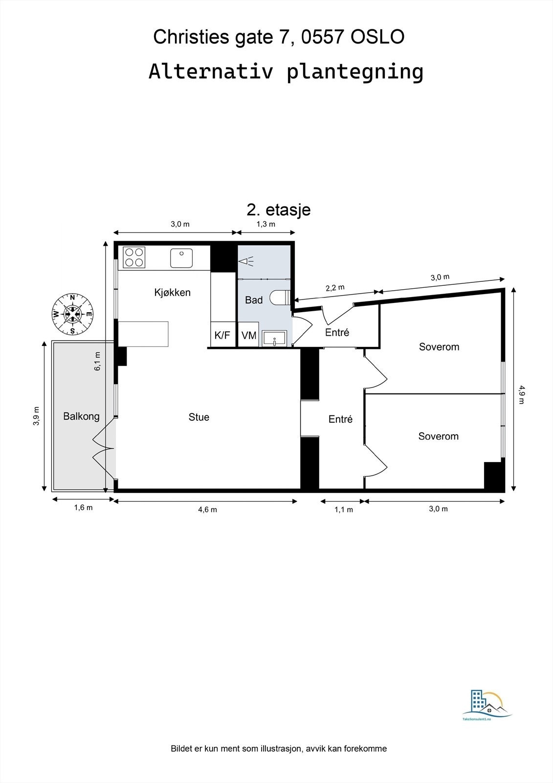 Alternativ Plantegning Galleribilde