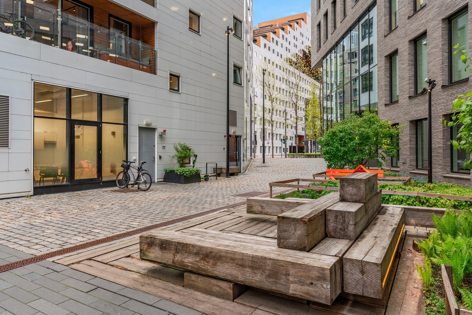 Tilbaketrukket og fin beliggenhet Galleribilde