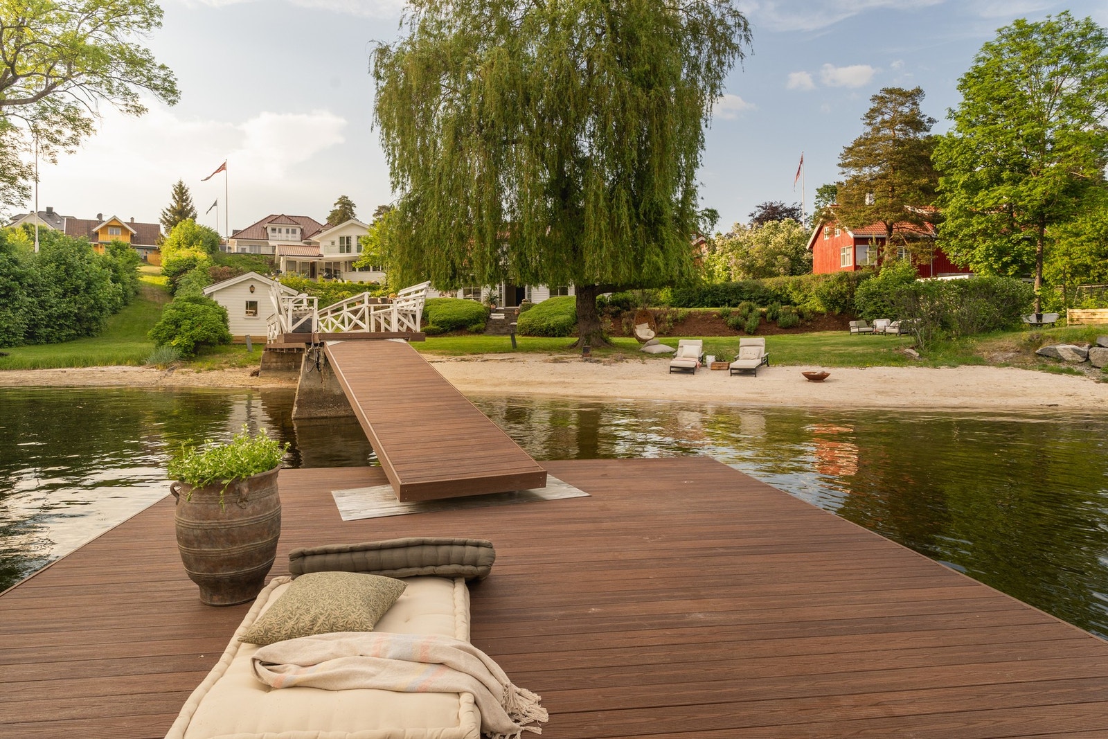 Øverbergveien 22 B - en fantastisk strandeiendom med privat sandstrand og brygge Galleribilde