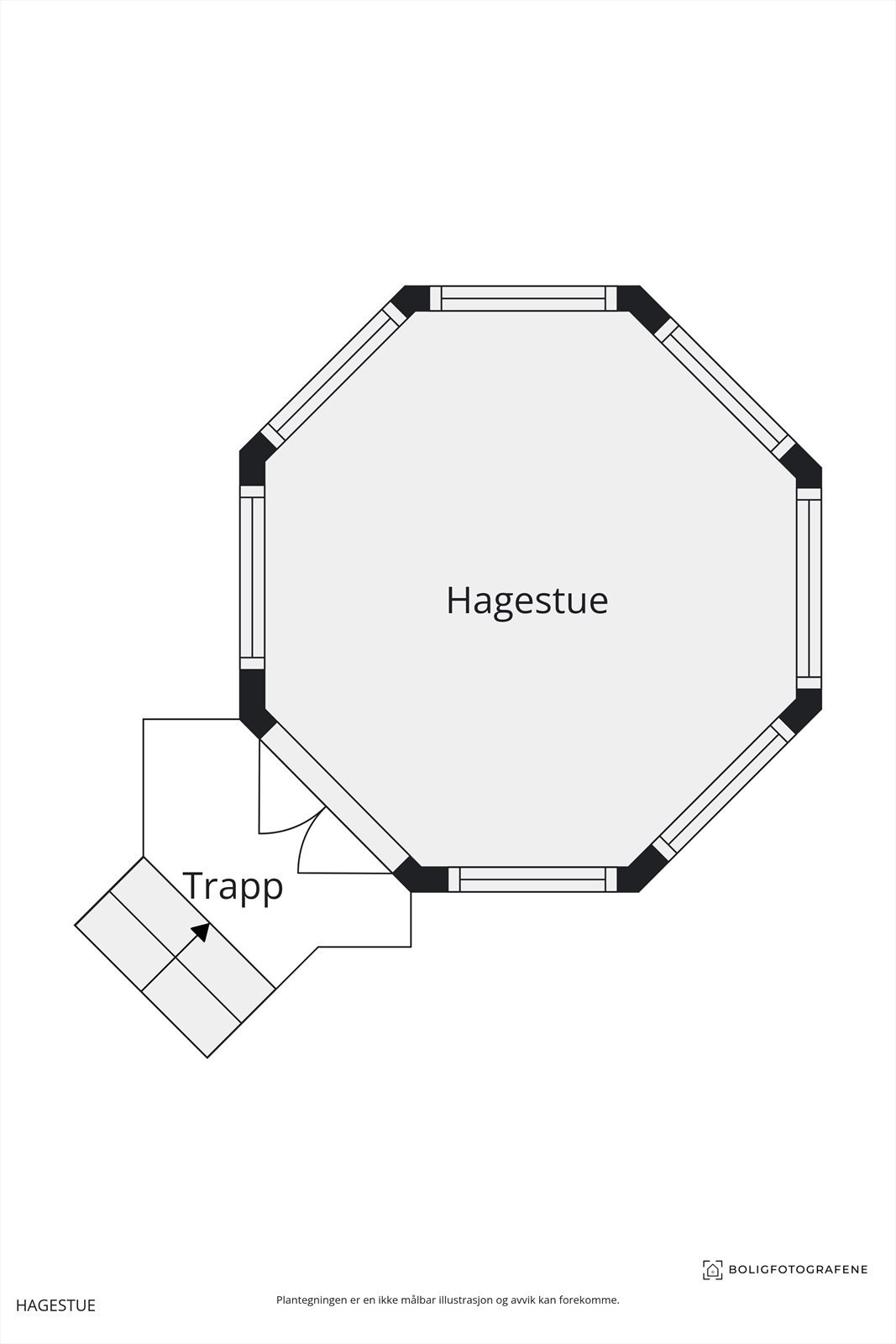 Plantegning Hagestue Galleribilde
