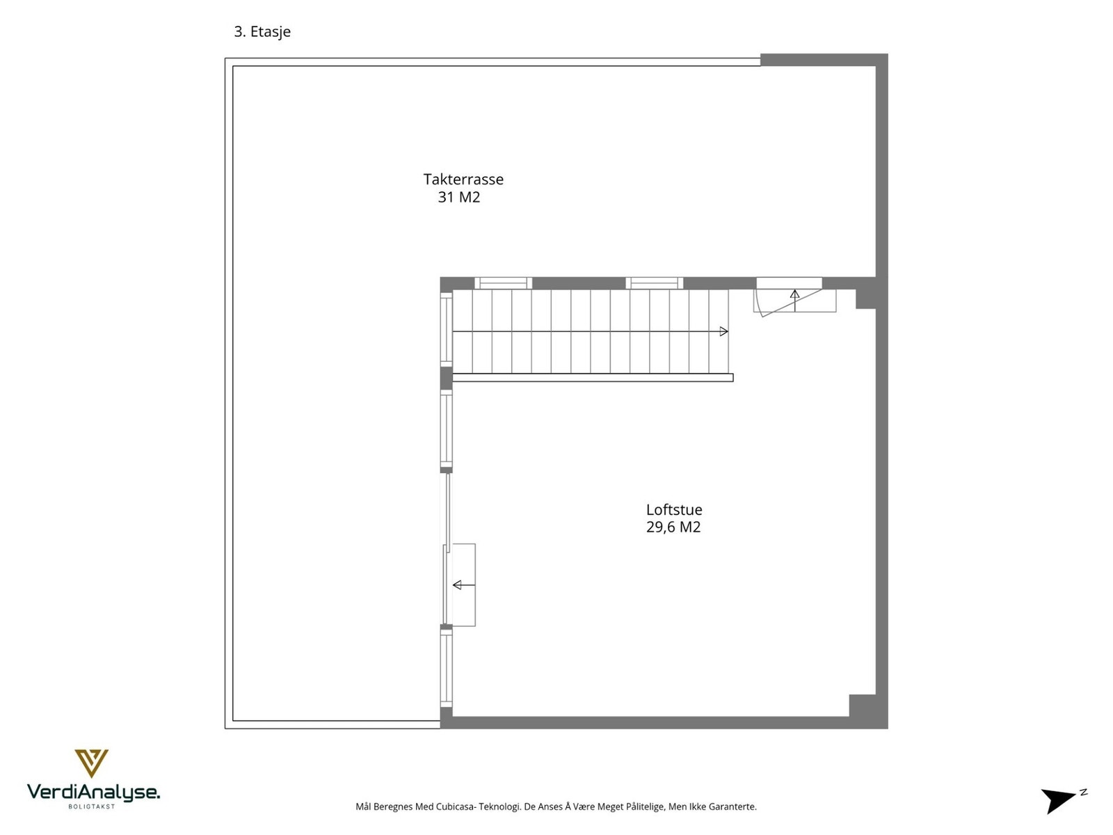 Planskisse 3. etasje. Galleribilde