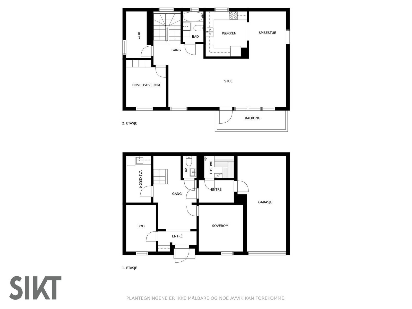 Plantegning Galleribilde