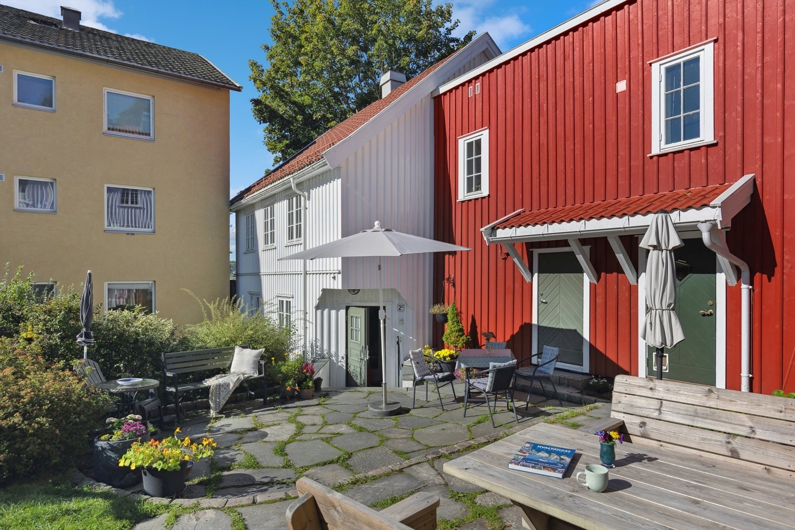 Her er det god plass til flere sittegrupper. Galleribilde