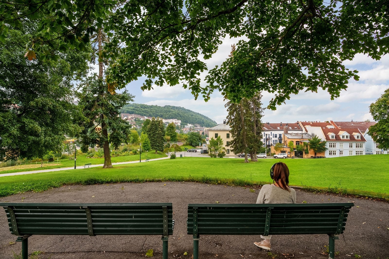 Kort vei til flotte turmuligheter - Her Vålerenga park Galleribilde