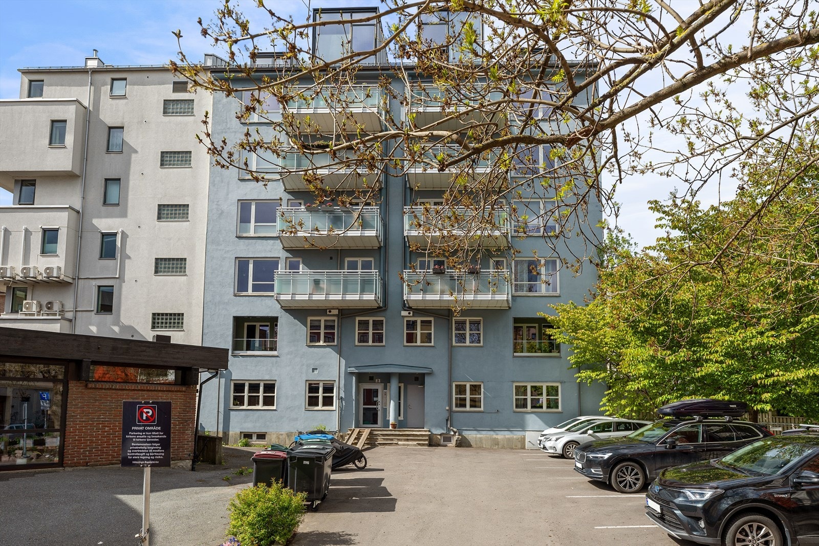 Inngang til leiligheten fra nordvest. Galleribilde