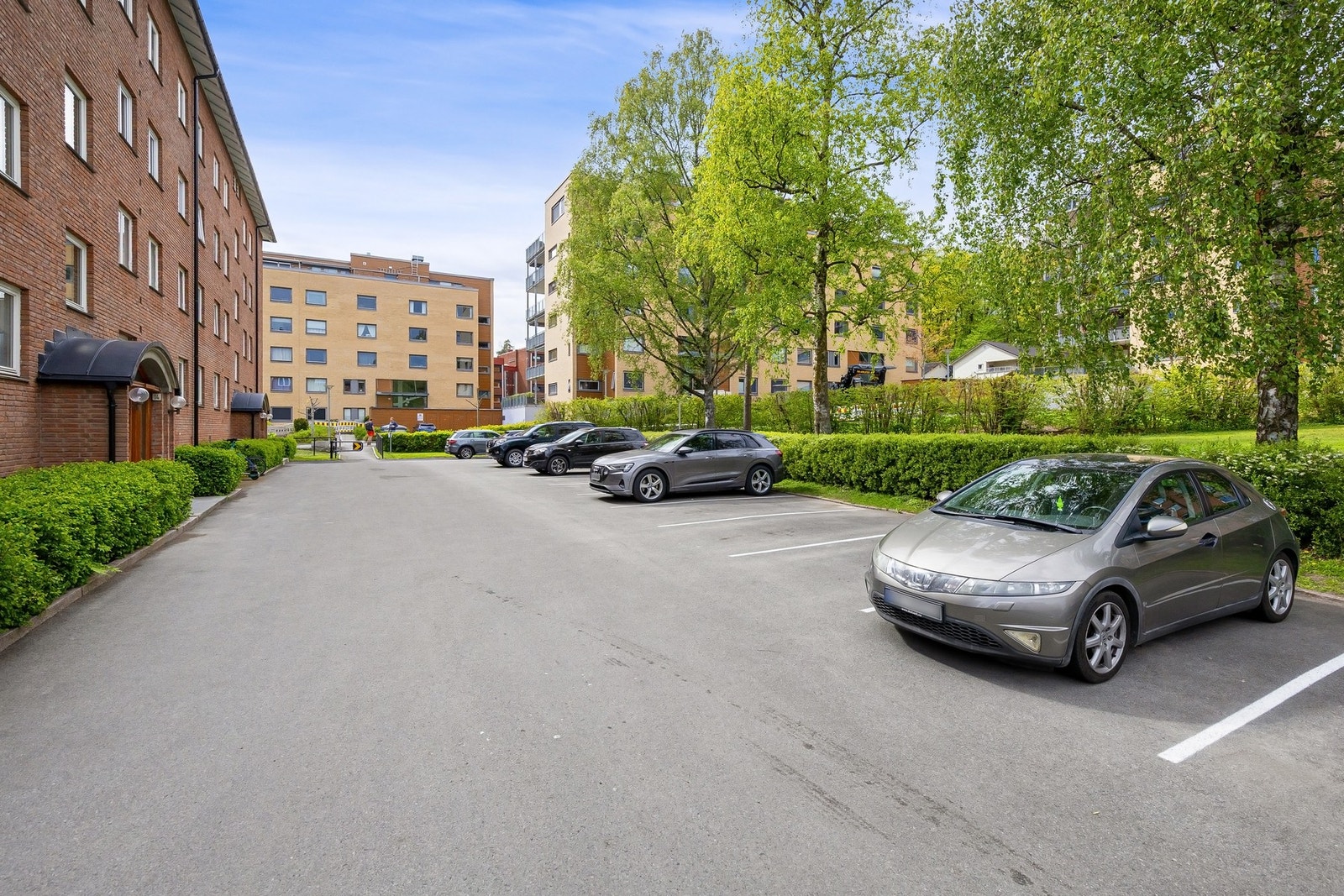 Sameiet tilbyr digital løsning for administrering av egne biler og parkeringstillatelser for gjester. Galleribilde