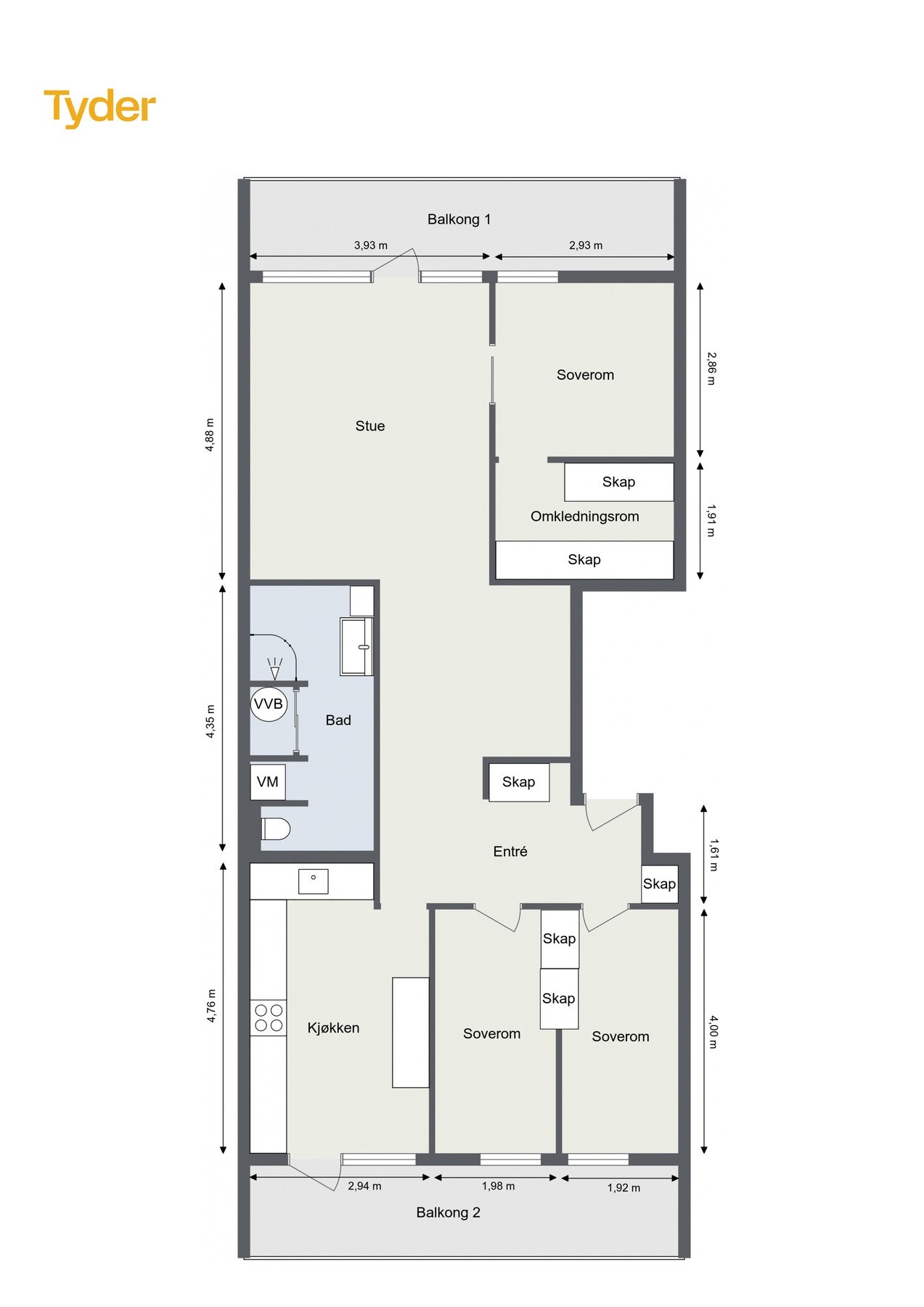 Plantegning Galleribilde