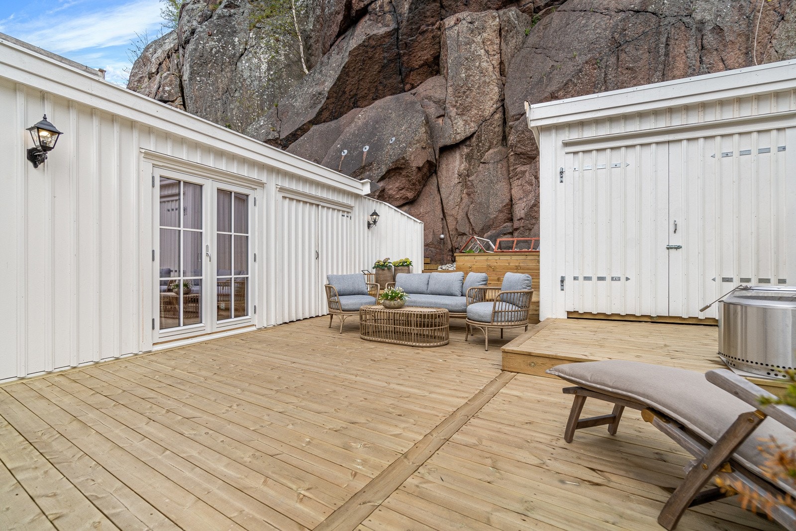 Stor terrasse med mange muligheter Galleribilde