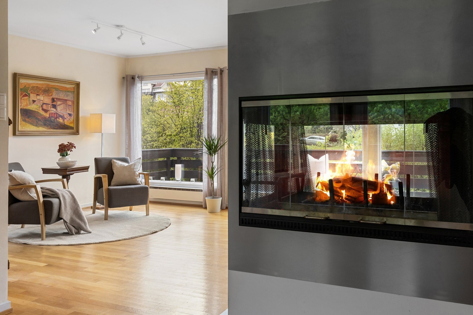 Flott peis som gir både varme og hygge Galleribilde