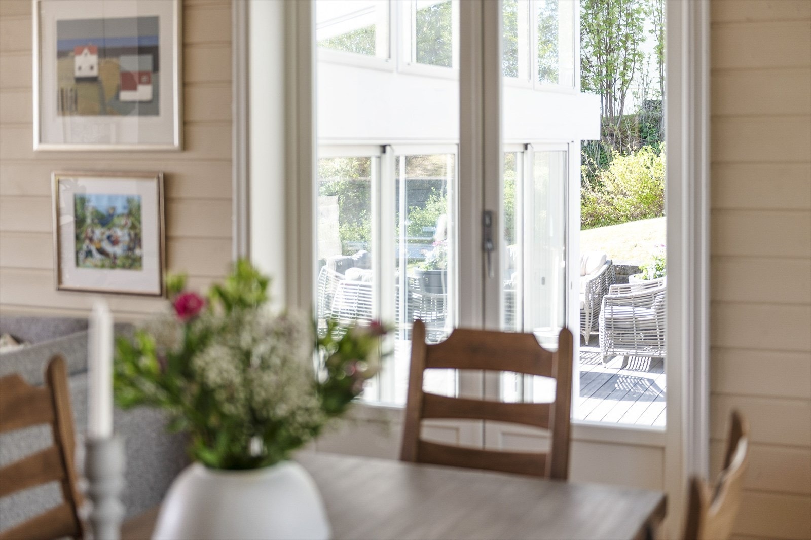 Adkomst til terrasse og utestue Galleribilde
