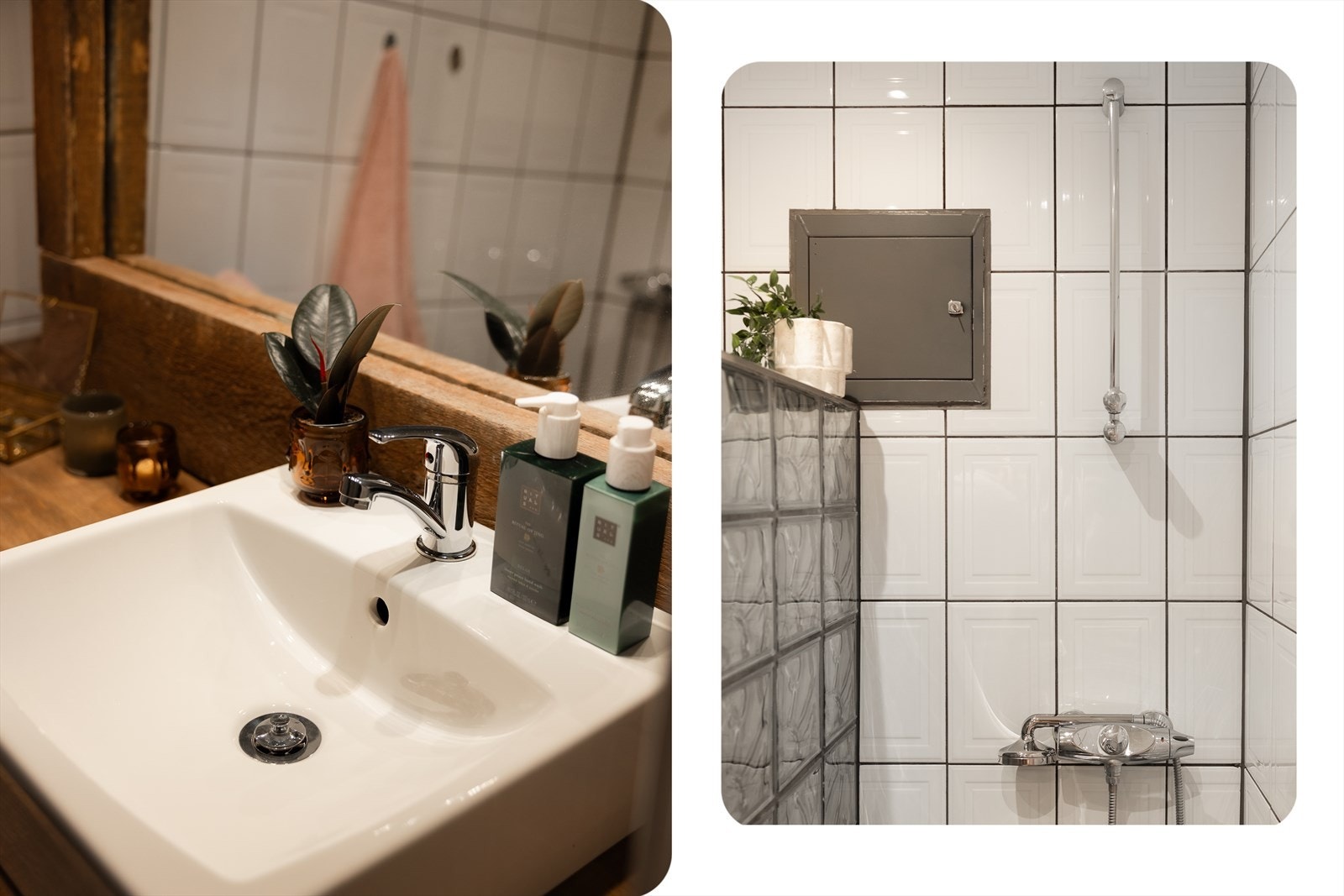 - Badet har opplegg for vaskemaskin - Galleribilde