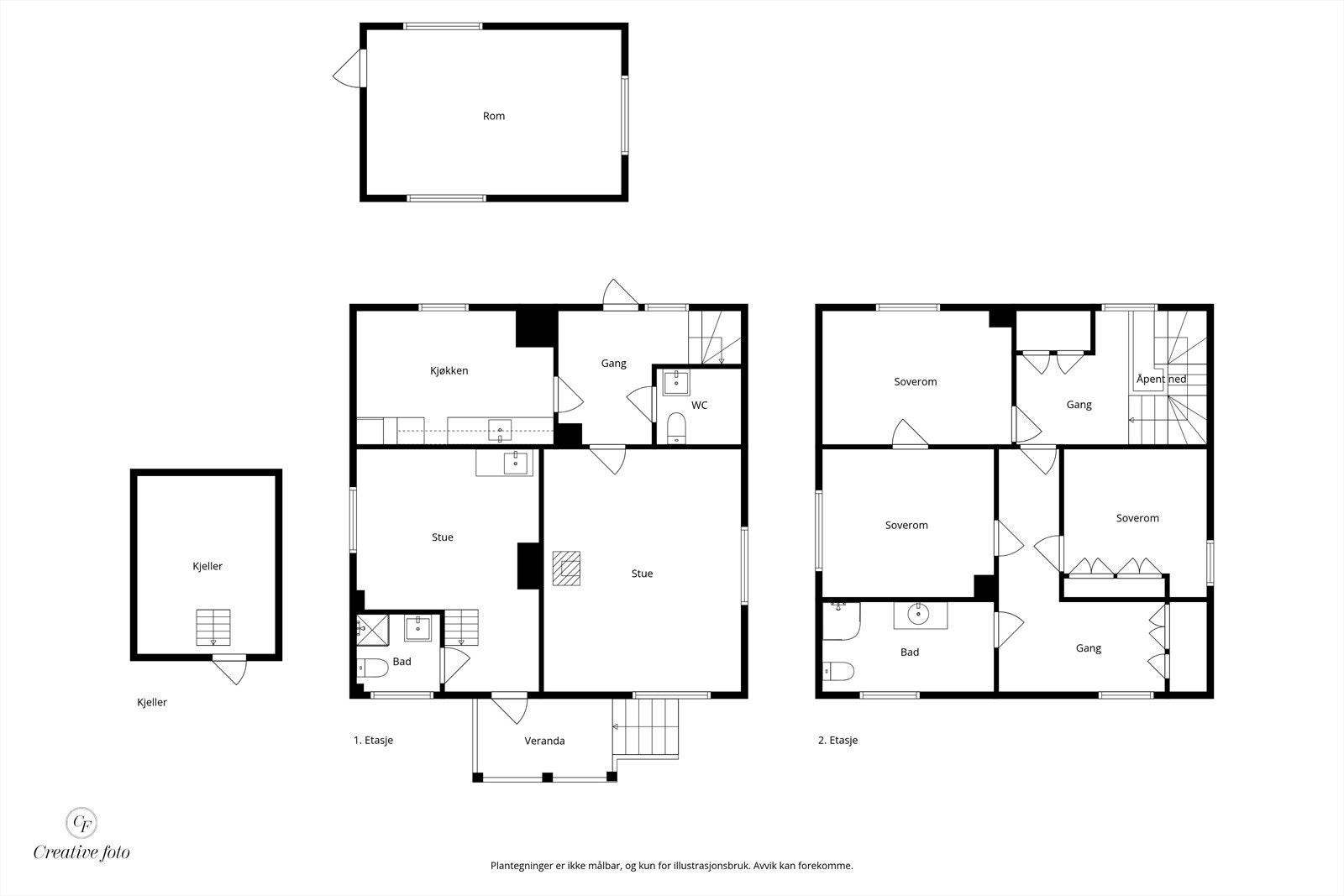 Plantegning Galleribilde