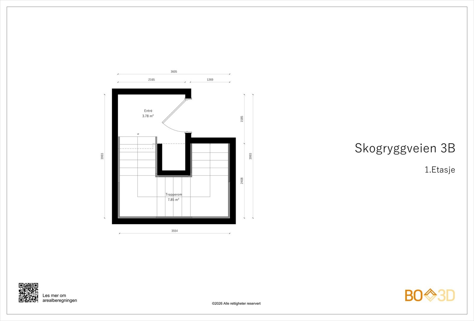 Planløsning 1. etg Galleribilde