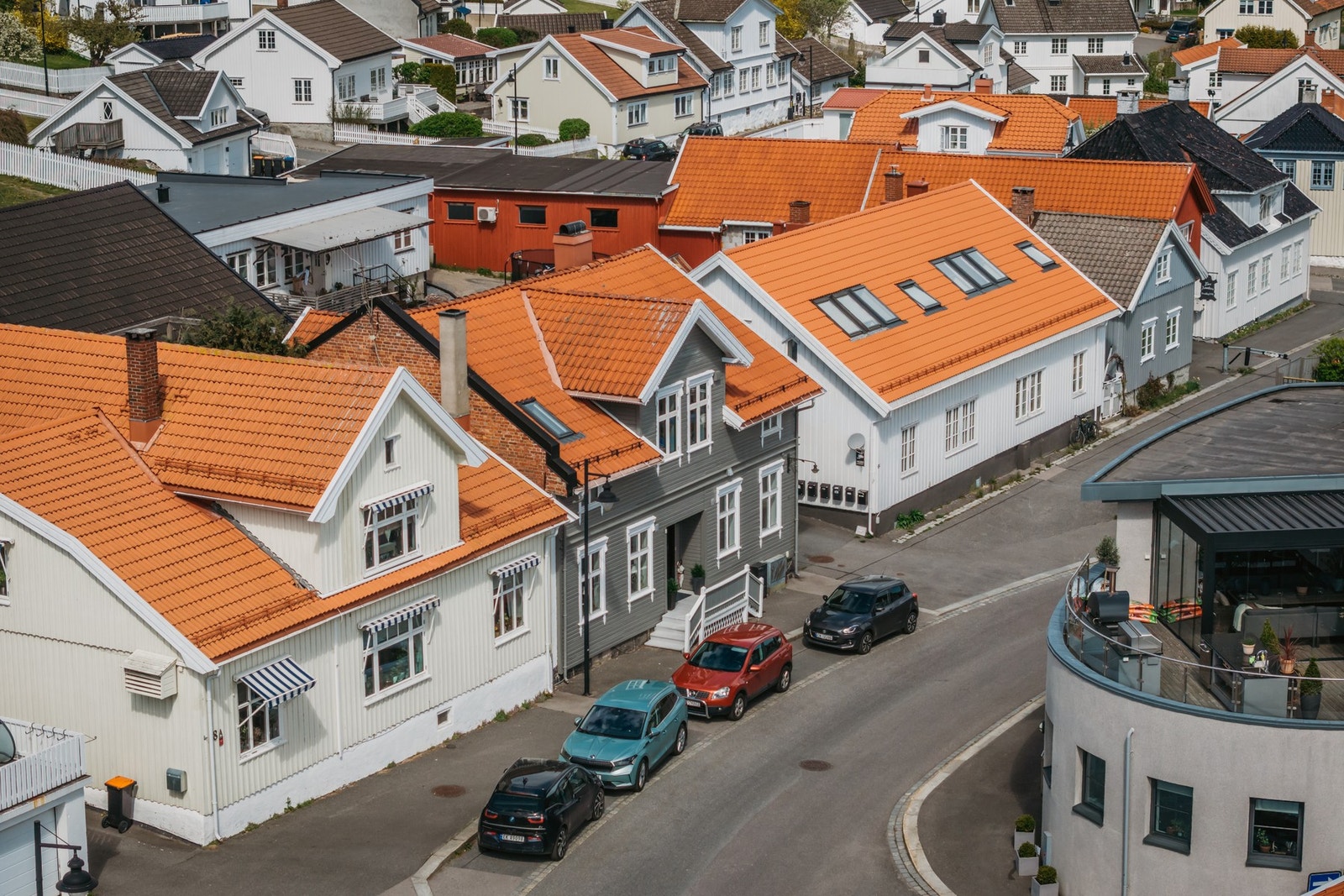 Fasaden er nylig malt i front. Galleribilde