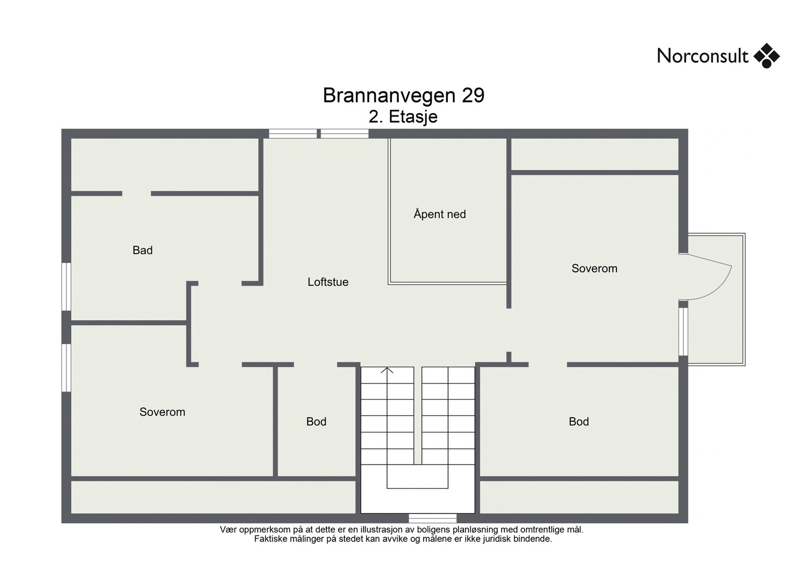 Planskisse - 2.etasje Galleribilde