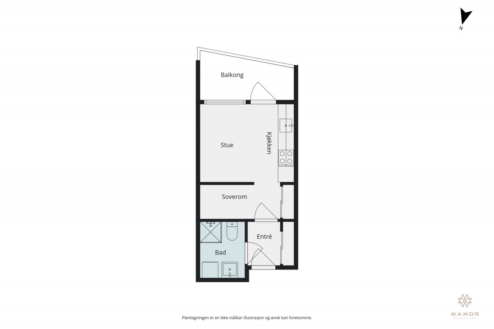 Plantegning Galleribilde