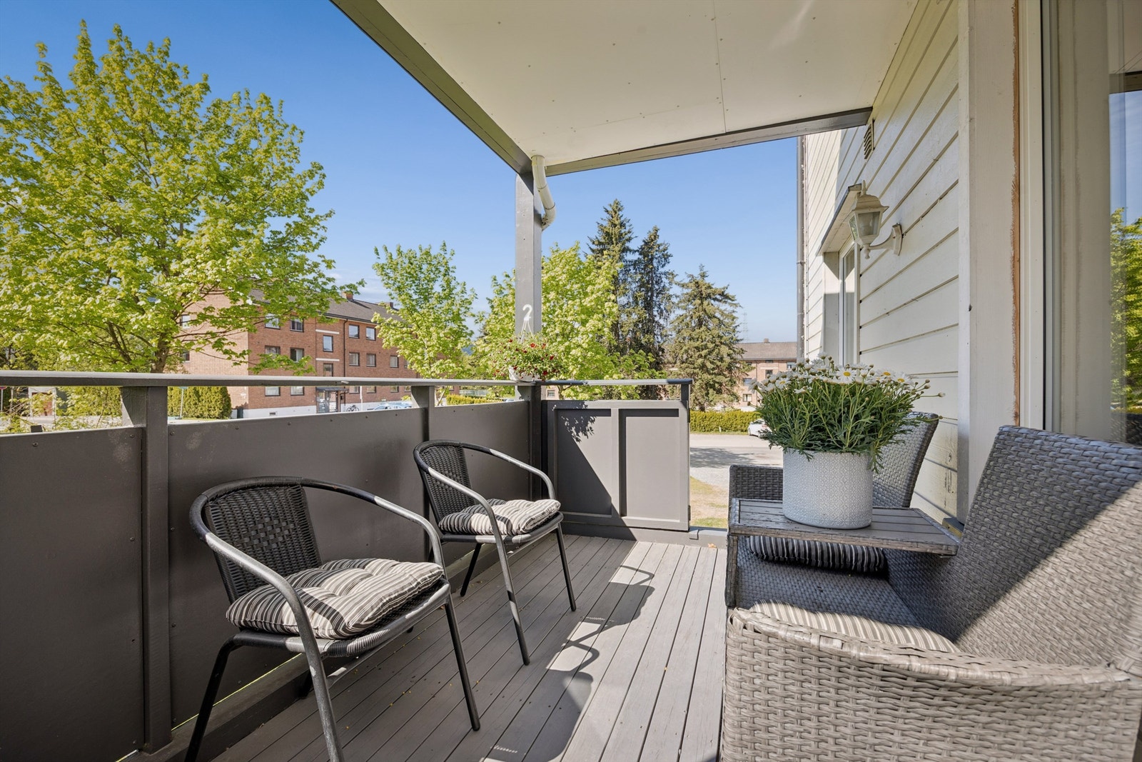 Overbygget terrasse på 7 kvm Galleribilde
