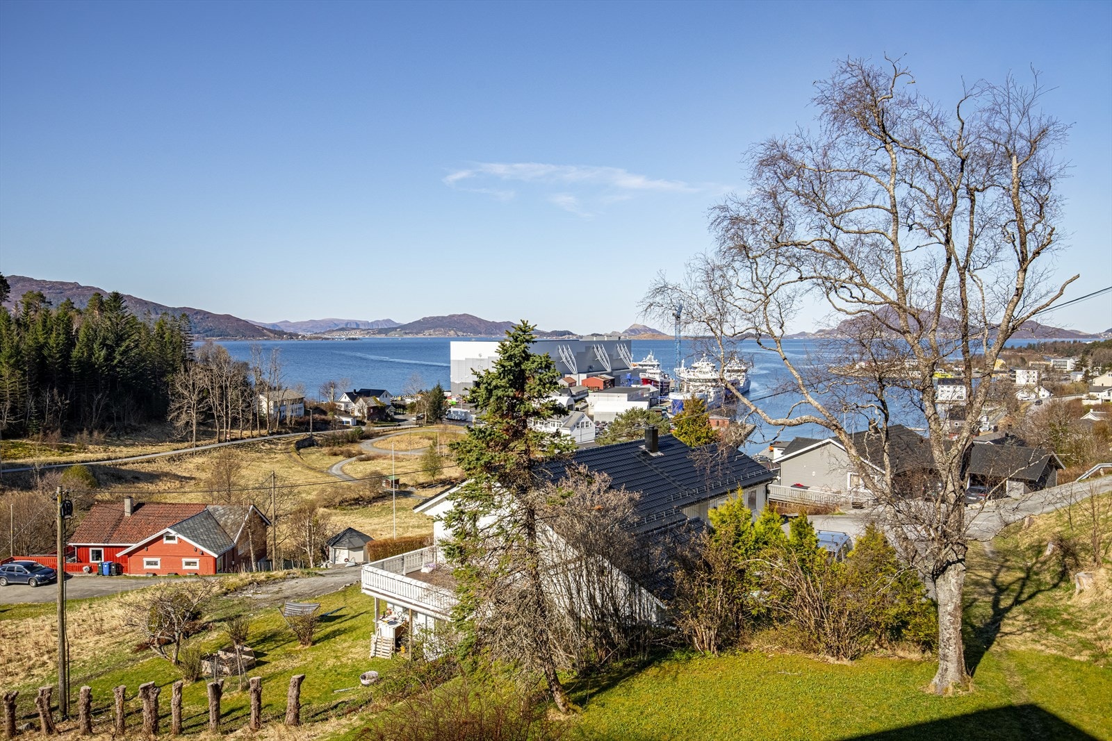 Flott utsikt fra eiendommen Galleribilde