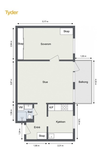 Plantegning (avvik kan forekomme) Galleribilde