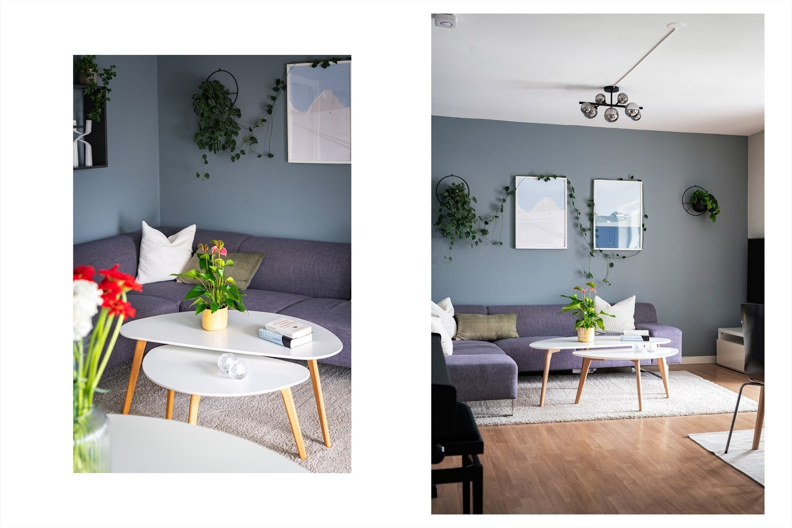 Det er også pipeløp i stuen for etablering av peis. Galleribilde