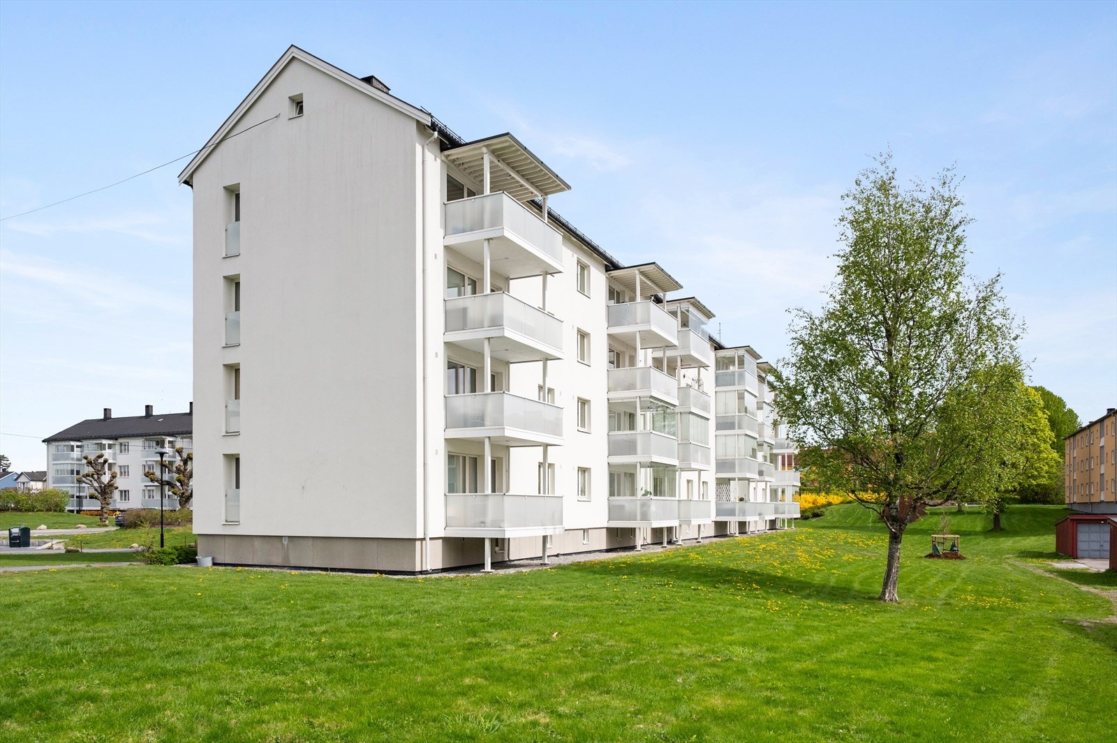 Borettslaget har gjennomført omfattende rehabilitering av byggene og fellesarealer (2011-2024). Galleribilde
